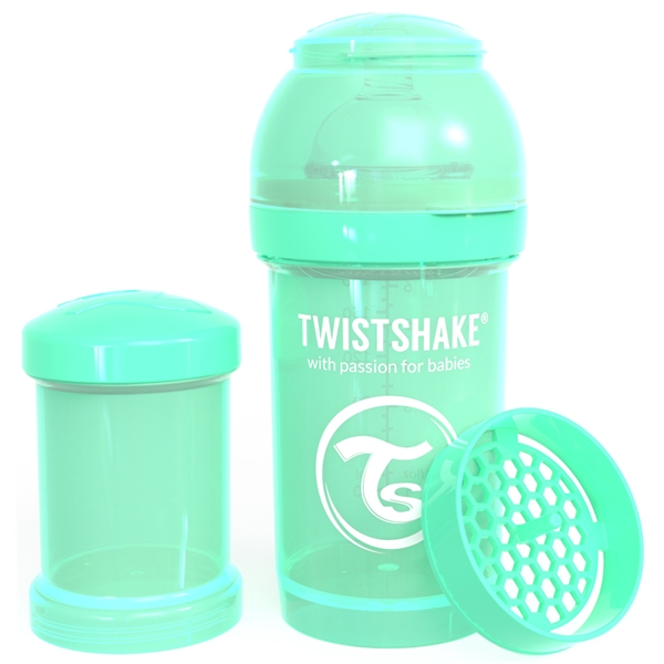 Twistshake Anti-Colic 180 ml Pastellivihreä