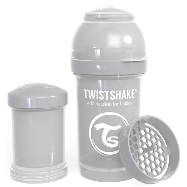 Twistshake Anti-Colic 180 ml Pastelliharmaa