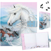 Miss Melody Päiväkirja koodilla ja musiikilla