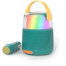 Kaiutin Karaoke Kit Mic LED Sininen