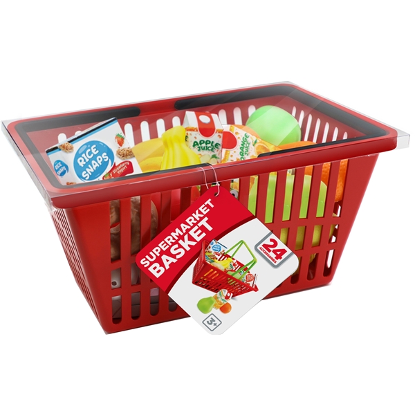 Ostoskori ja elintarvikkeet (Kuva 1 tuotteesta 2)