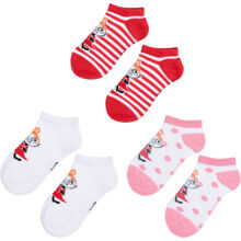 Muumi Pikku Myy Sukat 3 kpl Punainen 27/30