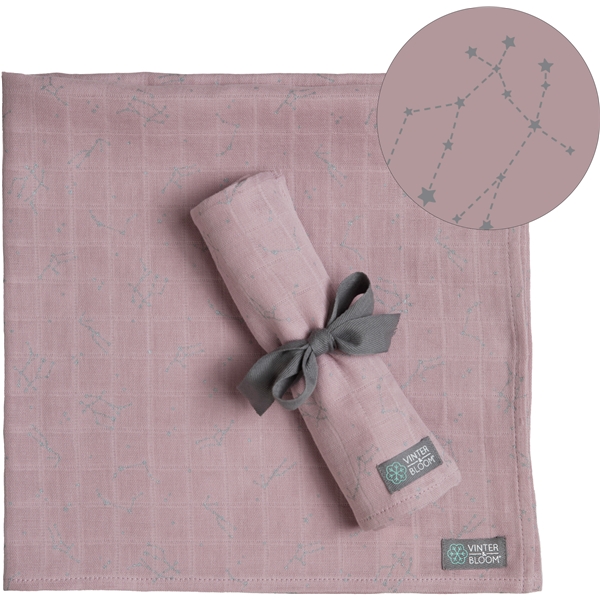 Vinter & Bloom Northern Lights Viltti Muslin Pink (Kuva 1 tuotteesta 2)