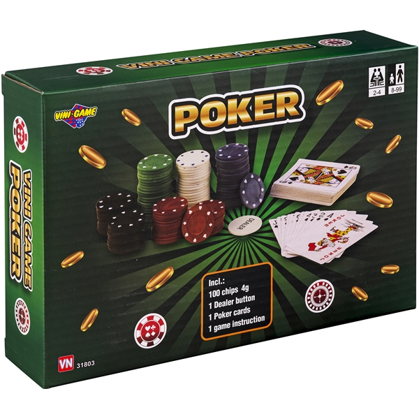 Vini Pokeri Pelimerkit + Kortit