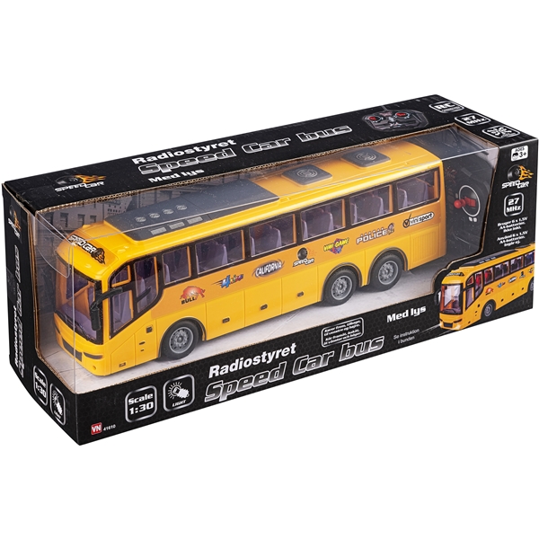 Speed Car R/C Bussi 1:30 Valoilla (Kuva 1 tuotteesta 2)