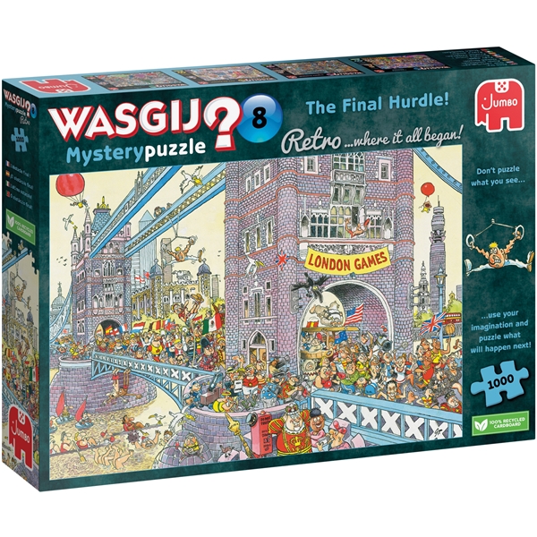 Wasgij Retro Mystery 8 The Final Hurdle!, Jumbo