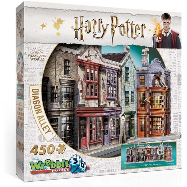 Wrebbit 3D Palapeli Harry Potter Diagon Alley (Kuva 1 tuotteesta 5)