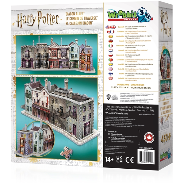 Wrebbit 3D Palapeli Harry Potter Diagon Alley (Kuva 5 tuotteesta 5)