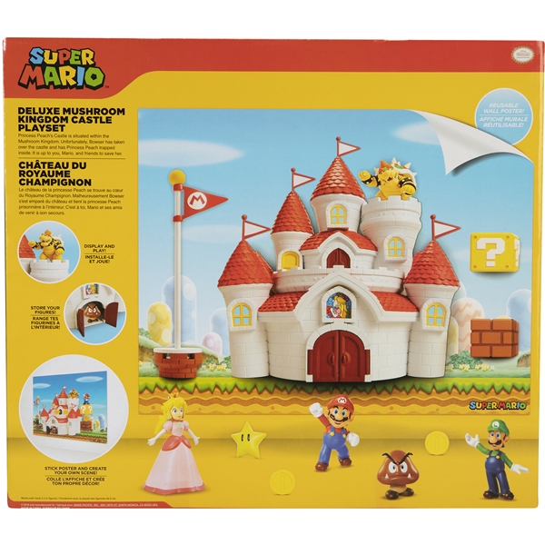 Super Mario Deluxe Playset Mushroom Kingdom Castle (Kuva 2 tuotteesta 5)