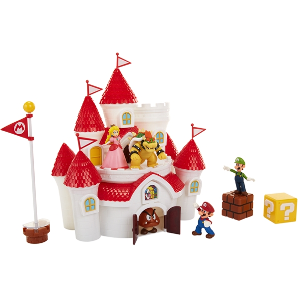 Super Mario Deluxe Playset Mushroom Kingdom Castle (Kuva 4 tuotteesta 5)