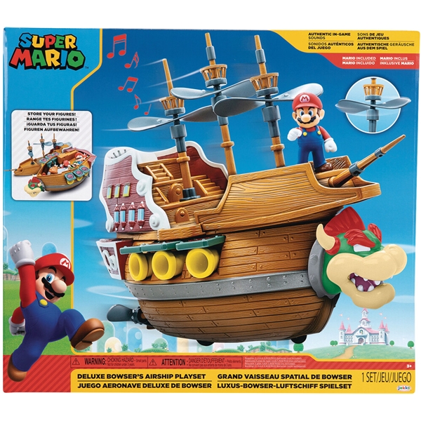 Super Mario Deluxe Bowser's Airship Playset (Kuva 1 tuotteesta 6)