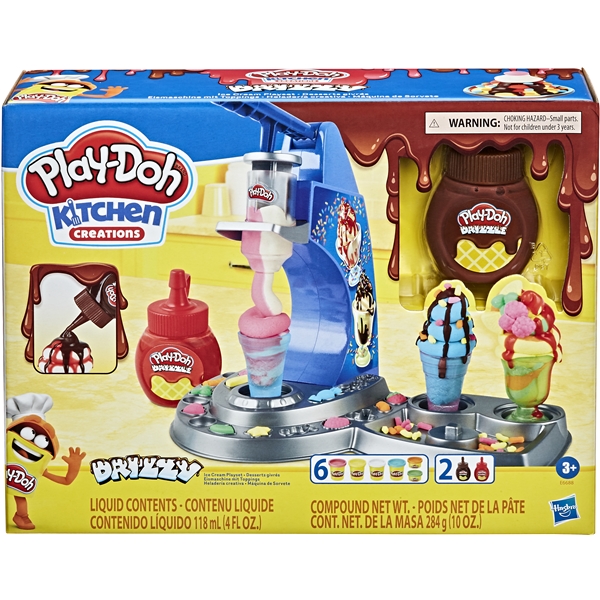 Play-Doh Drizzy Ice Cream Playset (Kuva 1 tuotteesta 7)