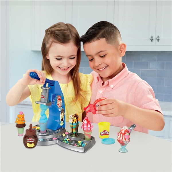 Play-Doh Drizzy Ice Cream Playset (Kuva 3 tuotteesta 7)