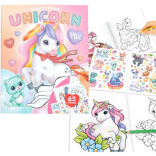 Ylvi Unicorn -värityskirja tarroilla