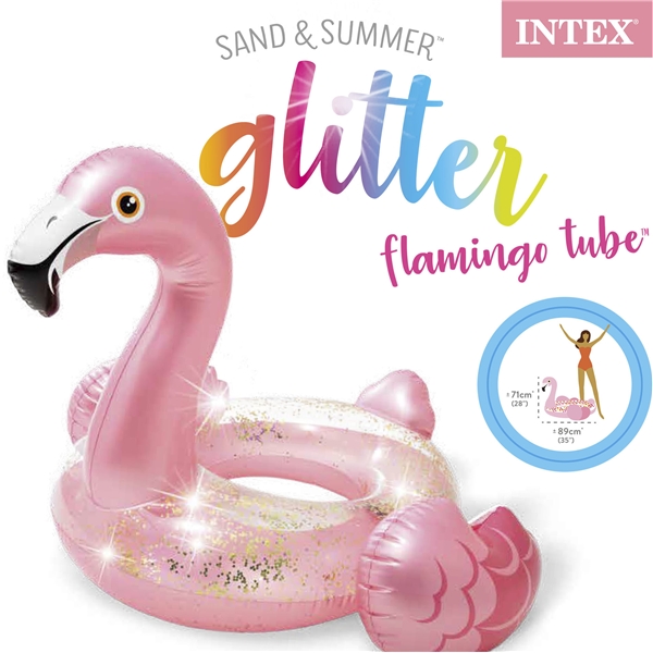 INTEX Uimarengas Glitter Flamingo (Kuva 4 tuotteesta 4)