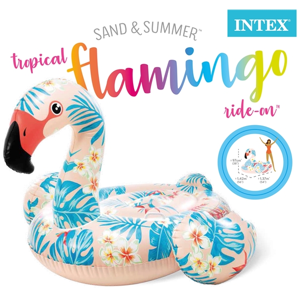 INTEX Trooppinen Flamingo Ride-On (Kuva 3 tuotteesta 3)