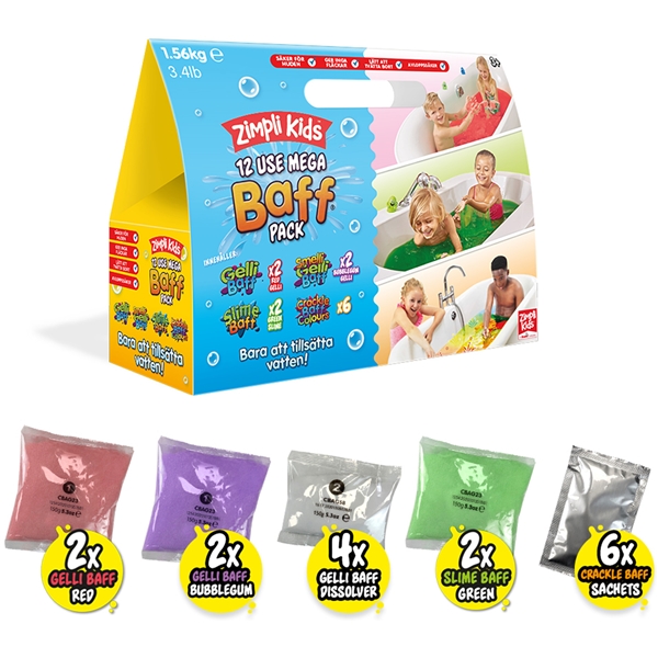 Zimpli Kids Gelli Baff Multipack (Kuva 1 tuotteesta 2)